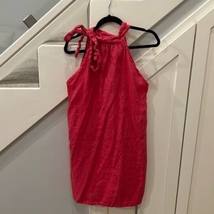 Bellambra from Italy Coral Linen dress